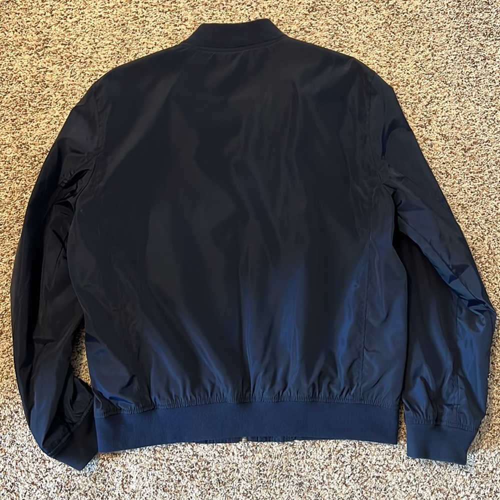 Navy Blue American Eagle Bomber Jacket. Size Medium - Picture 4 of 4